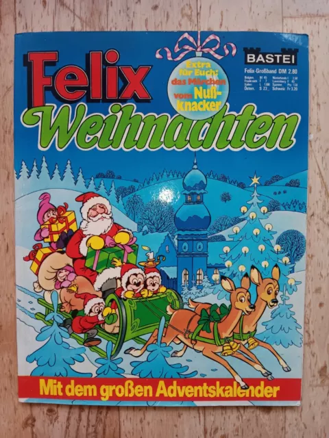 Felix Sonderheft Weihnachten von 1978 mit Adventskalender - BASTEI COMIC