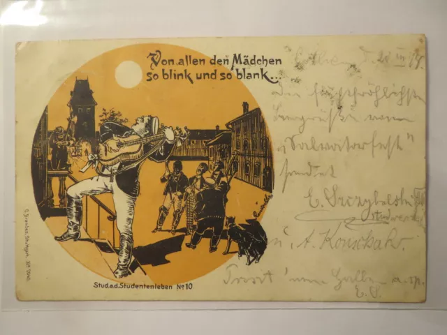 Köthen Cöthen - Von allen den Mädchen so blink und so blank - 1898 / Studentika