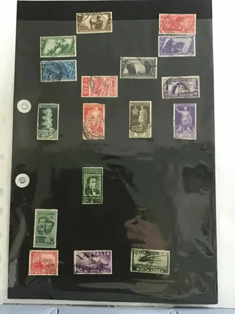Italien Briefmarkenseite Ref. R24358