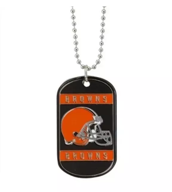 NFL Engravable Dog Tag Necklace