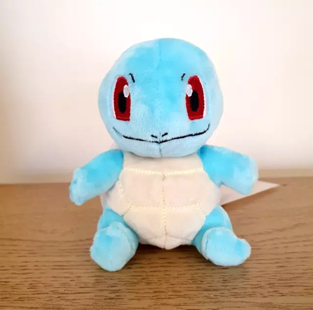 SQUIRTLE Official Pokemon Center Japan Fit Sitting Cuties Mini Plush Toy - 4 in.