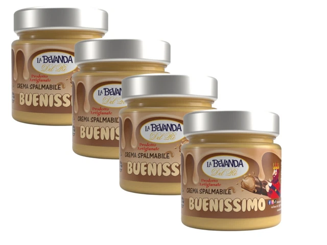 4 Creme Spalmabili Buenissimo  LA BEVANDA DEL RE