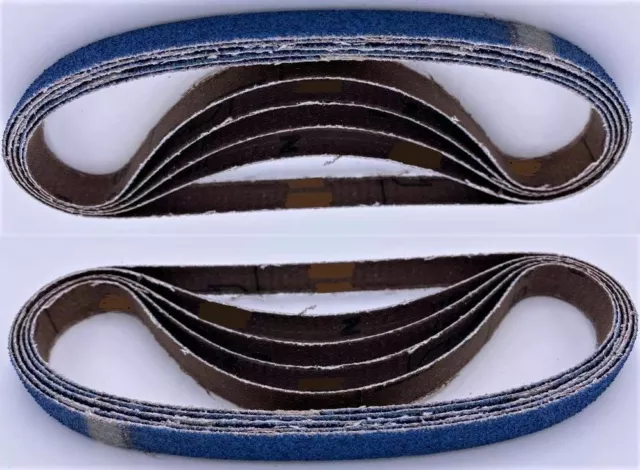 Sanding Belts Zirconia Powerfile File Sander Belts 13x457mm 40-120G QTY 5-100