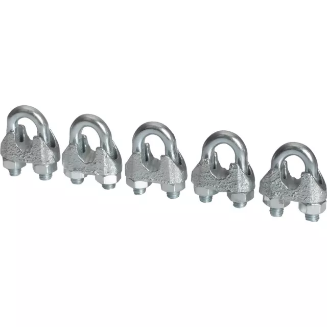 5 Pièce Bügelklemmen Galvanisé 14mm Fil Bloqueur Forme D'Étrier