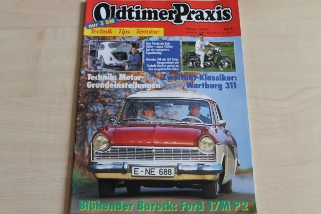 3) Oldtimer Praxis 02/1994 - DKW RT 125 Restaurierung - Fiat Topolino Roadster R