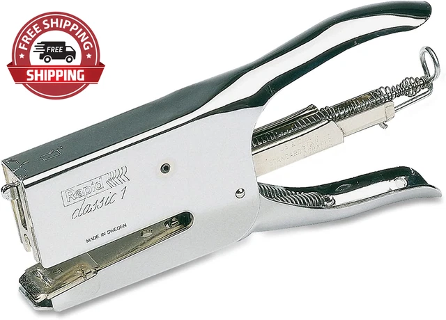 Rapid Classic 1 Plier Stapler - Boxed (90119),Chrome