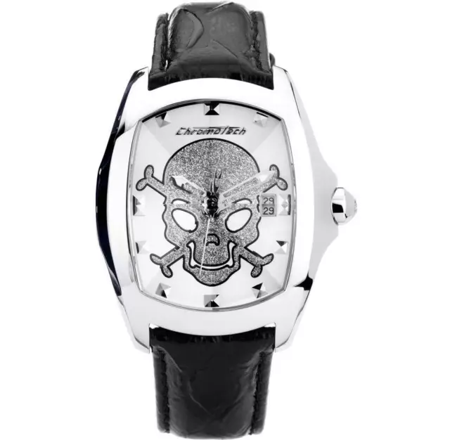 ChronoTech Men's Analogue Quartz Watch with Leather Strap CT7896M-104