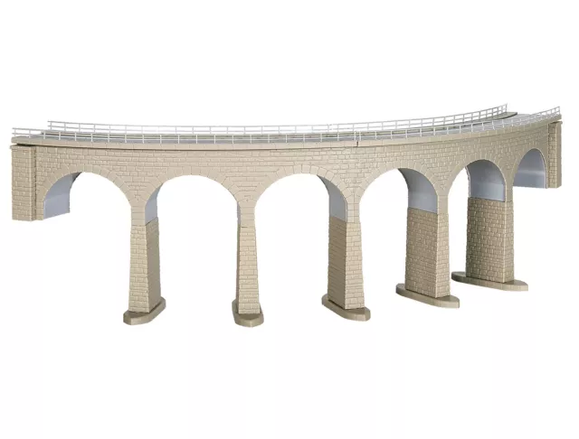 Kibri 37665 - N/Z Albula-Viadukt mit Eisbrecherfundamenten,gebogen, eingleisig -