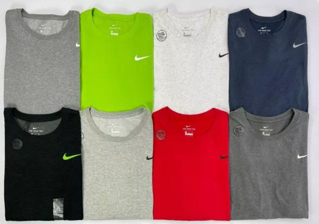 Men's The Nike Tee Dri-Fit Long Sleeve Small Swoosh Shirt