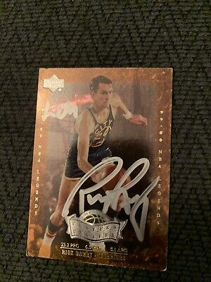 Ricky Barry Signed Trading Card Autographed Basketball Hall Of Fame