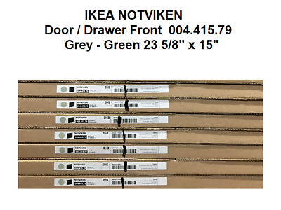 Ikea notviken Puerta/Cajón Frontal Gris-verde 004.415.79 nuevo 23 5/8 x15"