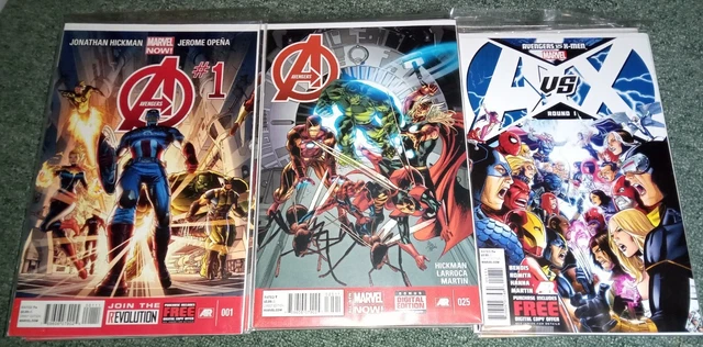 Avengers Jonathan Hickman Vol 5 1-44 Complete Set Run Lot + Avengers Vs Xmen Run