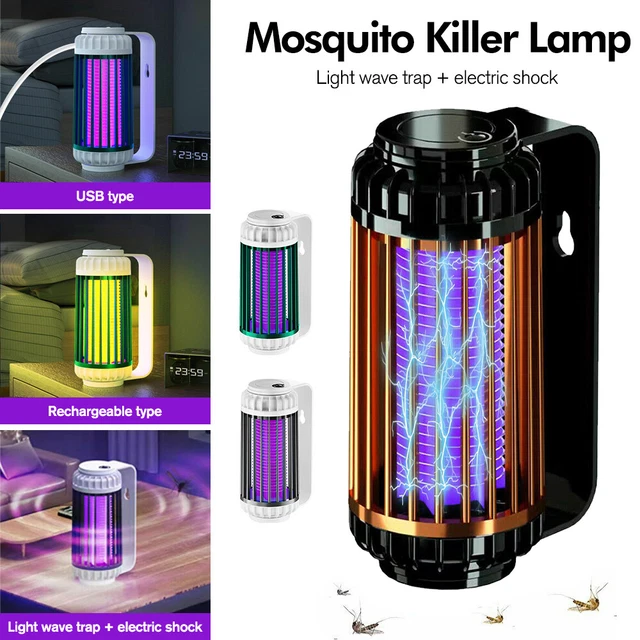 Moskito Killer Insektenvernichter USB Elektrisch UV LED Lampe Mückenfalle Licht