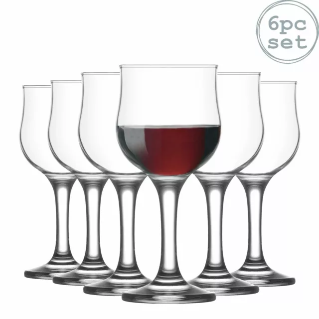 Wine Glasses Set LAV Nevakar 200ml Small White Wine Glass Pack of 6 Goblets