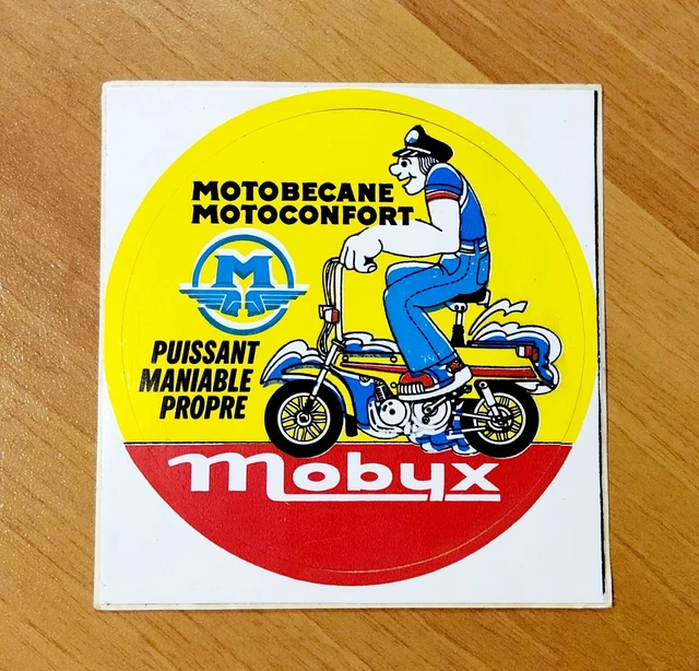 Autocollant Vintage Motobécane Motoconfort 1981 D'origine - Pièce Rare Collection Moto