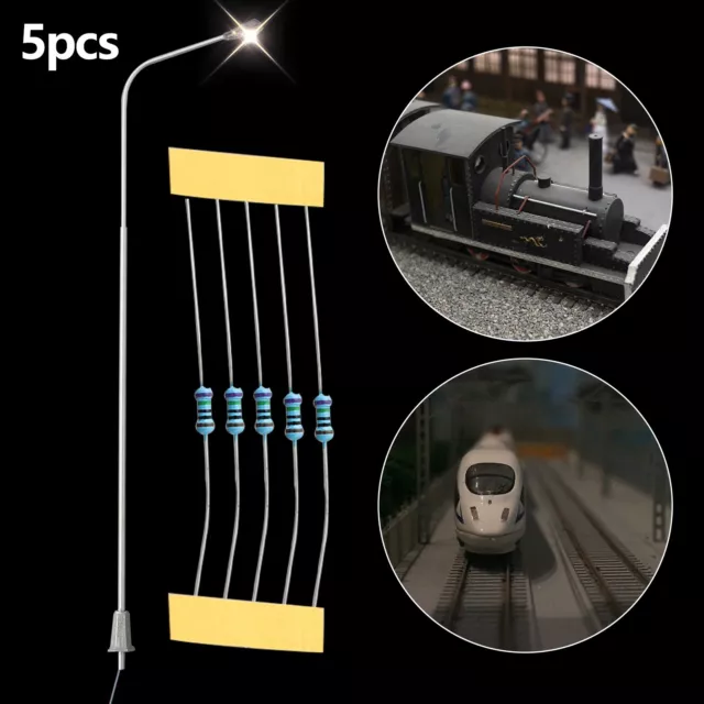 Straßenlaternen Laternenpfahl Landschaft Set Dekoration Für Spur 0 Kit
