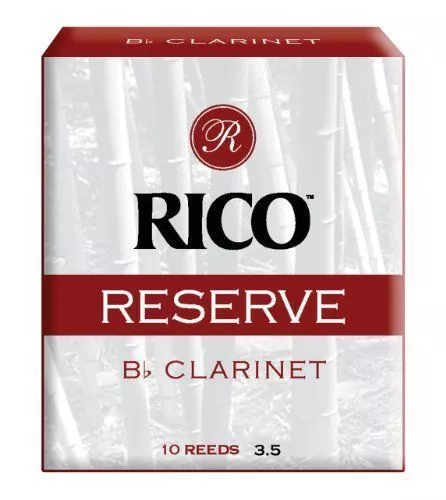 BOITE DE 10 ANCHES RICO RESERVE REED POUR CLARINETTE SIb FORCE  3.5