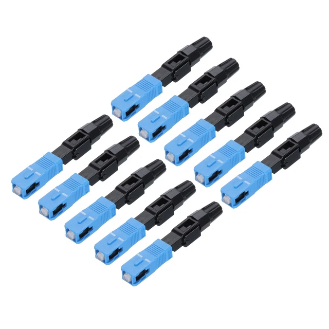 Adattatore in Fibra, 2 Pz FC Maschio a SC Femmina Adattatore, FC UPC Maschio a SC UPC Femmina Convertitore di Fibra Ottica Ibrida Monomodale per Localizzatore Visivo di Guasti