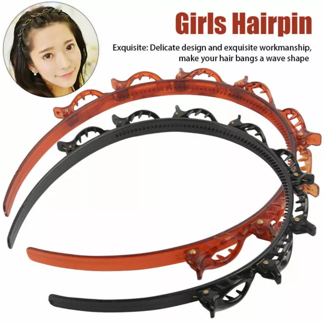 Women Home Twist Clip Headband Set Hairpin With Toothed Party Braid Tools Daily