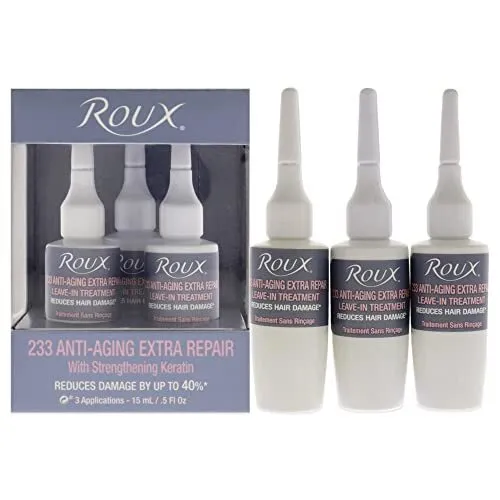 233 Anti-Aging Extra Repair by Roux, Leave In Treatment with Strengthening Ke...