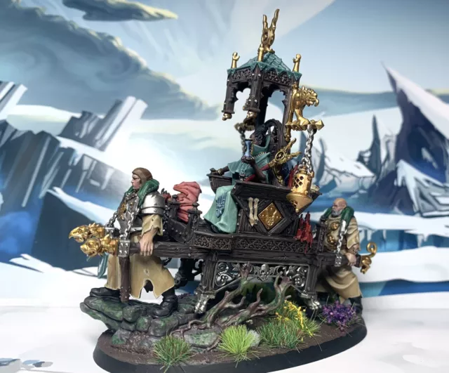 Warhammer Age of Sigmar Pontifex Zenestra Matriarch des Großen Rades bemalt