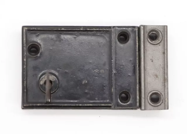 Antique Cast Iron Door Surface Rim Lock with Key