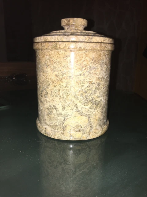 -glas Apotheke aus -stein Geschnitzt Der Fossilien