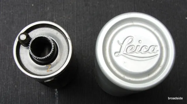 Casete/bote de aluminio película recargable Leica FILCA Z latón 35 mm