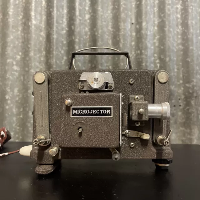 Microjector Vintage 8 8mm Sound Movie Projector - Made In Japan