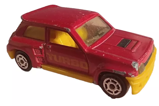 Miniature Majorette Renault R5 Turbo Rouge 1/55 N255 Made In France