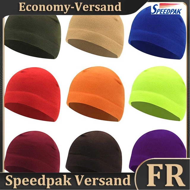 Cycling Hat Fleece Winter Warm Windproof Women Men Motorcycle Running Ski Caps H