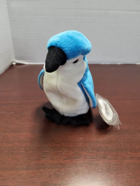 Ty Rocket The Blue Jay Beanie Baby Plush Toy