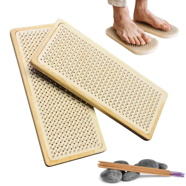 Sadhu meditation board with 10mm nail spacing