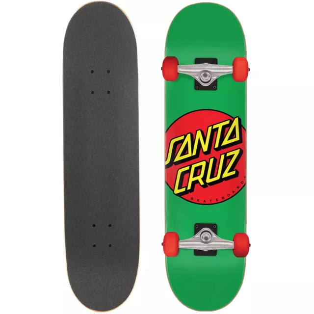 Santa Cruz Classic Dot Mid Skateboard Komplett-Board Skate-Deck Vert Deck Set