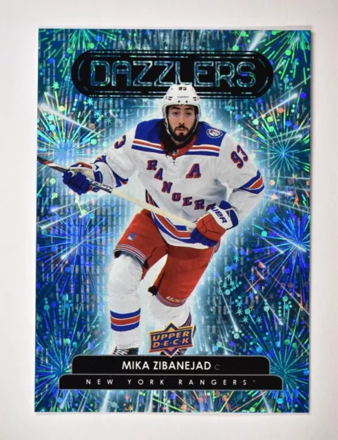 Mika Zibanejad #93 New York Rangers Stitched Hockey Jersey Size Large 52  New