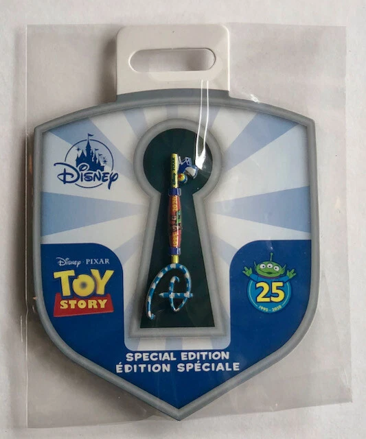 DISNEY PIXAR TOY Story 25th Anniversary Key Pin Special Edition £15.15