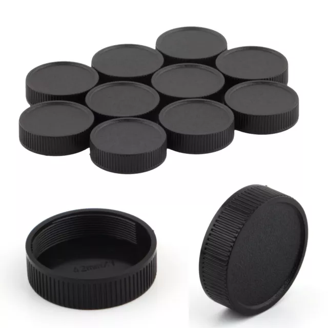 10pcs Rear Len Cap Cover Protective Anti-dust Lens Caps For All M42 42mm Screw