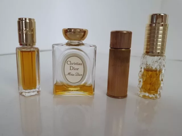 Vintage Cristian Dior Miss Flakons Parfüm 4 St. Rare Parfume Bottle