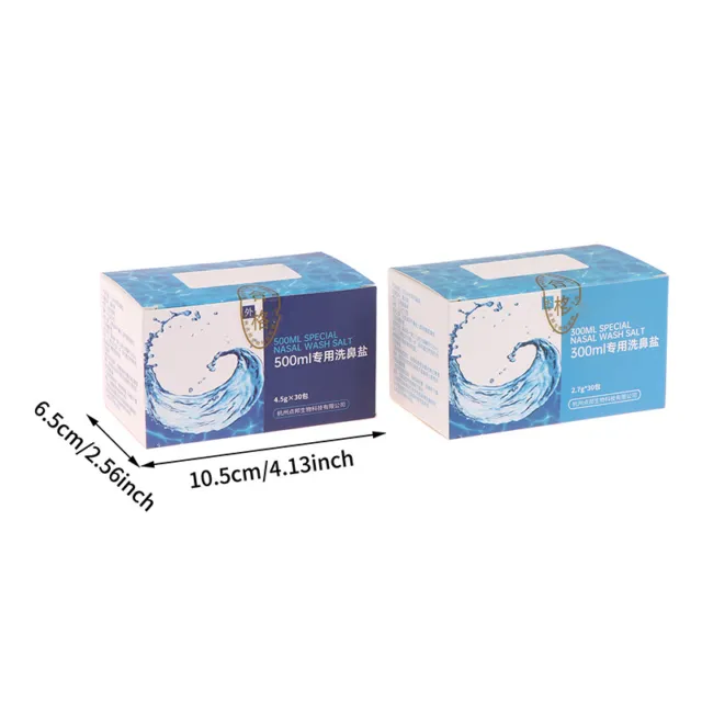 30Pcs 2.7g 4.5g Nasal Wash Salt Rinse Mix Allergic Rhiniti Relief Nose Cavity 3