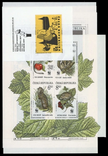 1995, Tschechische Republik, Bl. 2 u.a., ** - 1840106