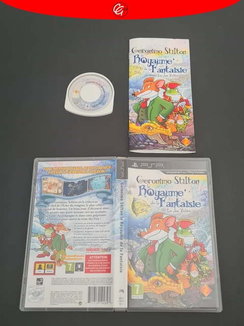 Jeu PSP Geronimo Stilton Le Royaume De La Fantaisie – PAL FR – Bon état