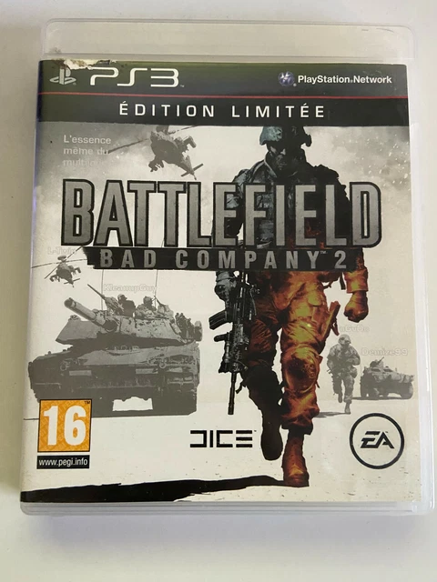 Jeu Battlefield Bad Company 2 – Édition Limitée – PS3 – Très Bon état – Boîte D'origine