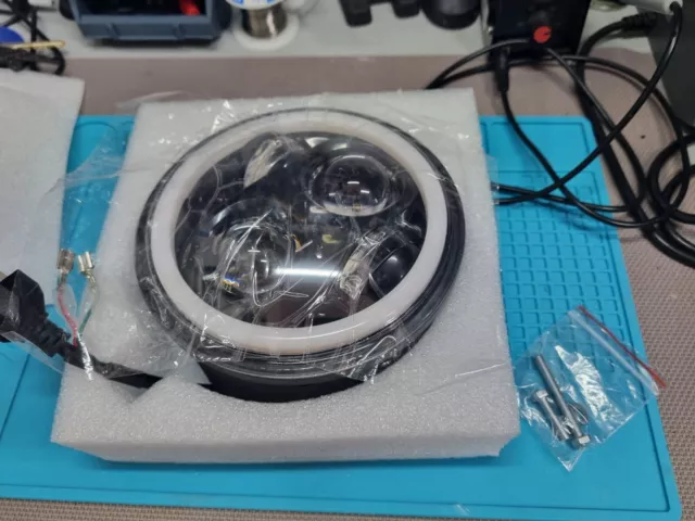 Faro Completo a Led Vespa Piaggio Pk Hp 50 125 Pronto All'uso
