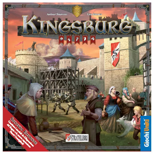 Kingsburg, Gioco da Tavolo, Nuovo by Giochi Uniti, Edizione Italiana