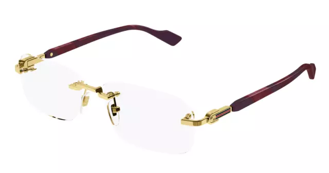 Montatura Occhiali Da Vista Gucci GG1221O 003 Gold Unisex