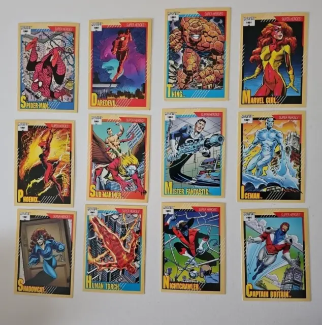 1991 Marvel Universe Series 2 Trading Cards COMPLETE BASE SET #1-162 NM/MT Impel