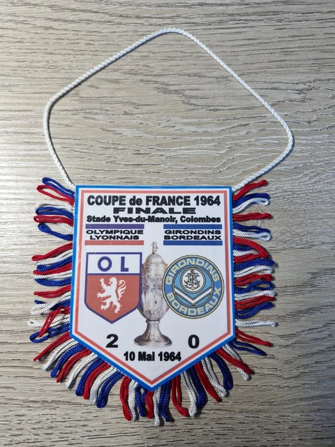 FANION GIRONDINS DE Bordeaux - Lokomotiv Leipzig Coupe Europe 1/2 Finale 1987 EUR 19,99 - FR