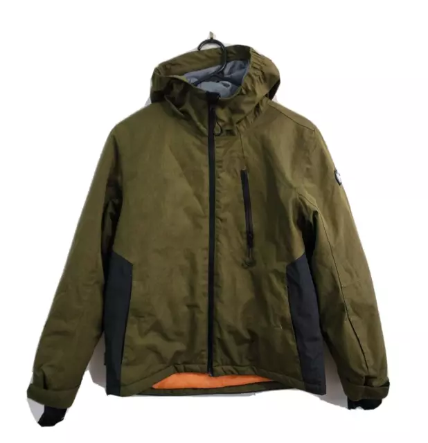 TAHWALHI LABEL SKI Wear Kids Child Unisex Youth Parka Kharki Snow Jacket Size 10 45.00 PicClick AU