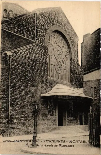 CPA AK St-MANDÉ VINCENNES MONTREUIL Church of St-Louis de VINCENNES (672372)