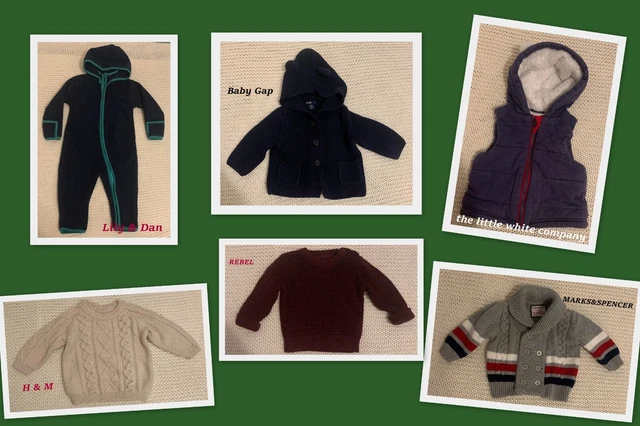 Huge Bundle Of Baby  Boy Clothes 3-6 mths The Little White Company,M&S,Rebel,H&M